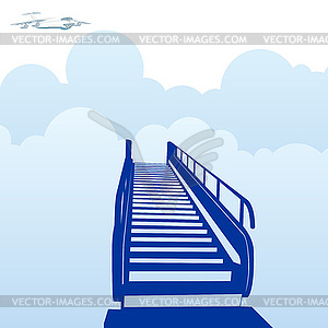 Escalator - vector image