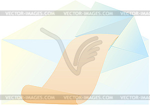 Letter - vector clipart