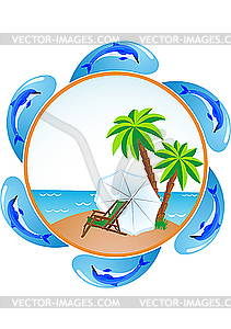 Beach - vector clipart / vector image