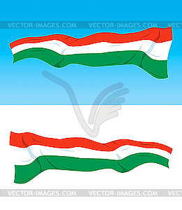 Hungarian flag - vector image