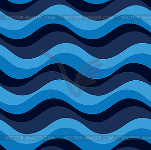 Marine seamless pattern - vector clipart