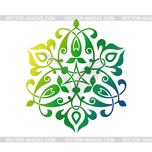 Arabic oriental ornament - vector clipart