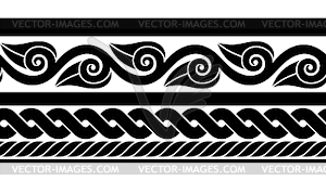 Classic ancient Roman border - vector image