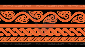 Classic ancient Roman border - vector clipart