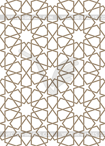 Seamless pattern in Moroccan style - royalty-free vector clipart