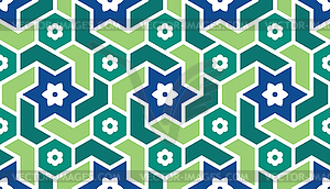Фон с бесшовной узор в исламском стиле - клипарт в векторе / векторное изображение