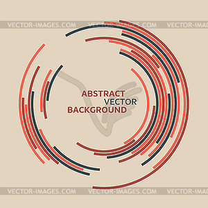 Abstract technology circles background - vector EPS clipart