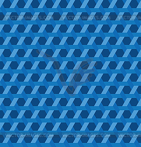 Abstract geometric background with interlacing - vector clipart