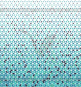 Hexagonal Halftone Pattern - vector image