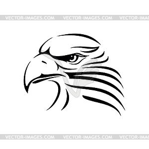 Eagle head image - vector image