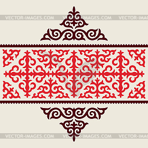 Traditional ornament of middle Asia - vector clip art