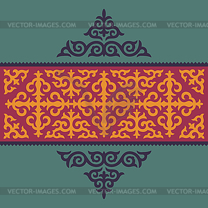 Traditional ornament of middle Asia - vector clipart