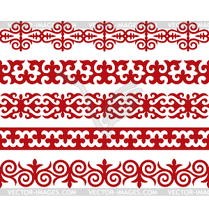 Traditional ornament of middle Asia - stock vector clipart