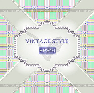 Template vintage frame - vector image