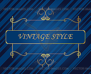 Template vintage frame - vector clipart