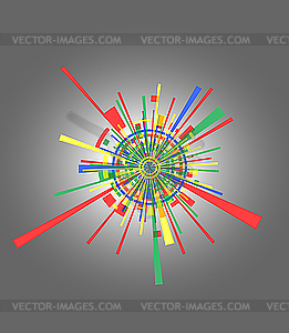 Abstract star - vector image