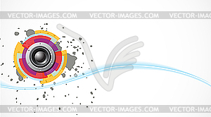 Музыкальный фон - клипарт в векторе / векторное изображение