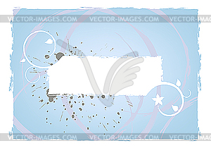 Abstract grunge frame - royalty-free vector image