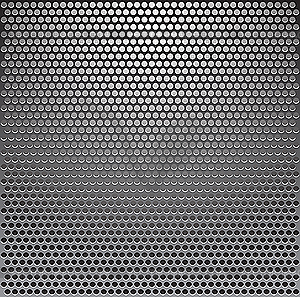 Metal grille - vector clipart