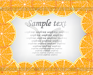 Orange background - vector clip art