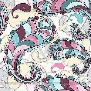 Splashy seamless pattern - vector image