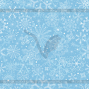 Blue pastel Christmas pattern - stock vector clipart