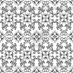 Ornamental seamless pattern - vector clip art