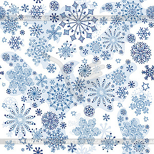 Seamless winter pattern - vector EPS clipart