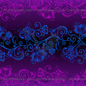 Seamless dark violet pattern - stock vector clipart