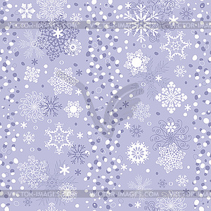 Seamless gentle violet-white striped christmas pattern - vector clipart