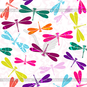 Seamless white pattern - vector clipart