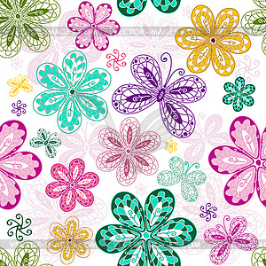 Seamless vivid pattern - vector clip art