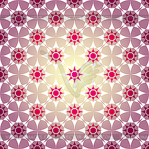 Seamless lilas geometric pattern - vector clip art