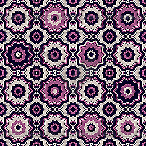 Seamless geometric pattern - color vector clipart