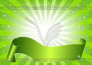 Abstract green frame - vector EPS clipart