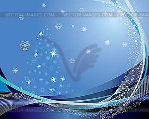 Christmas postcard - vector image