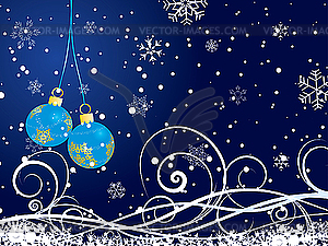 Christmas balls - vector clipart