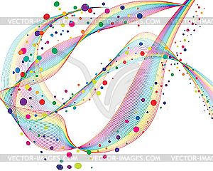 Красочный фон - векторное изображение EPS