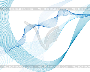 Wave lines - vector clipart