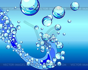 Water background - vector clip art