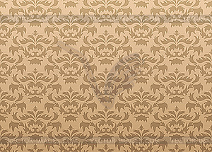 Seamless damask background - vector image