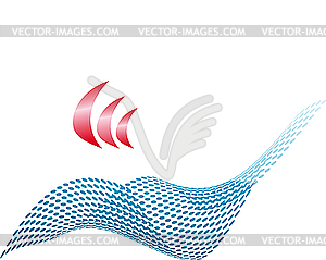 Simple abstract design - vector image