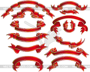 Tapes set - vector clip art