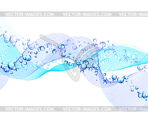 Water background - vector image