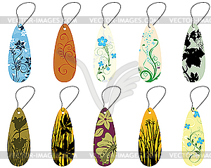 Bookmarks set - vector clipart