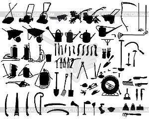 Garden instruments - vector image