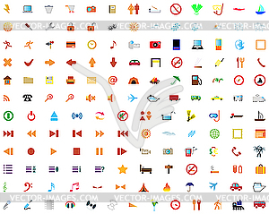 Biggest icon collection - vector image