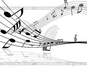 Music notes - vector clipart