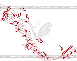 Music notes - vector image