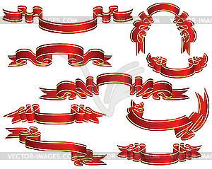 Tapes set - vector clipart